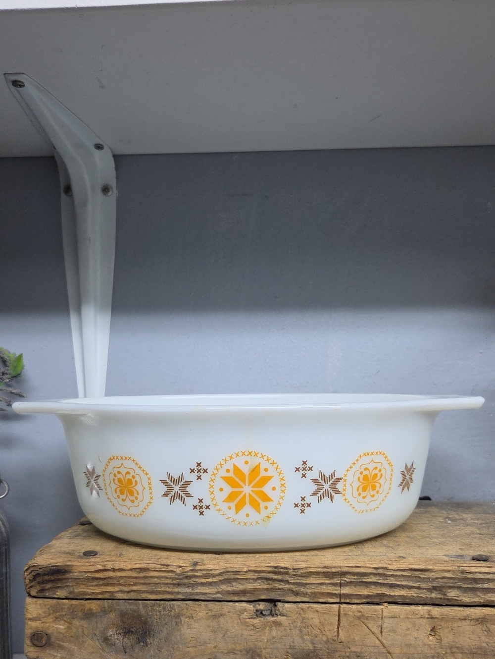 Vintage Pyrex Town & Country 1.5 Qt Oval Casserole Dish 043